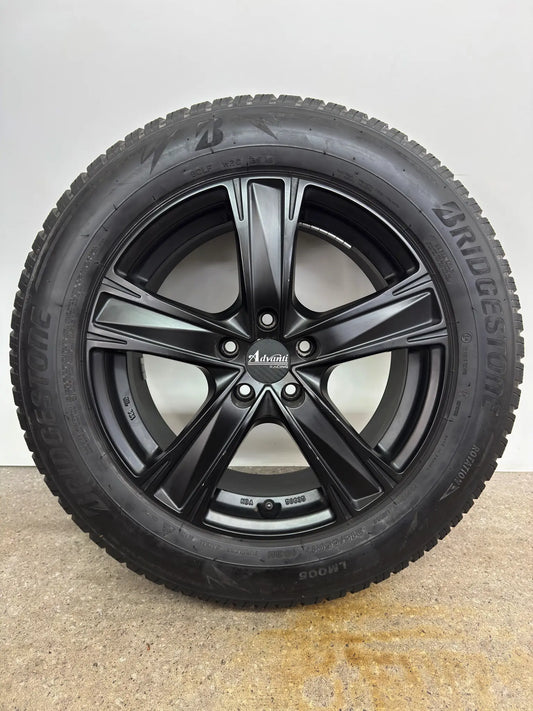 Audi Q3 F3 Seat Tarraco KN KN2 Skoda Kodiaq I 1 NS VW Tiguan II 2 5N AD1 17 Zoll Winterräder Winterreifen Felgen Alufelgen Schwarz 215/65 R17 103H 103V M+S KBA 50635 SUV Winterradsatz
