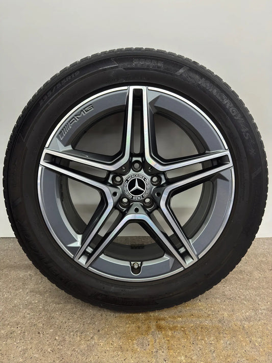DOT23 Original Mercedes GLC X 253 C 253 19 Zoll AMG Ganzjahresreifen Allwetterreifen A2534015300 Felgen Alufelgen 235/55 R19 105W RDKS RDC M+S Coupé SUV Ganzjahresradsatz Hankook