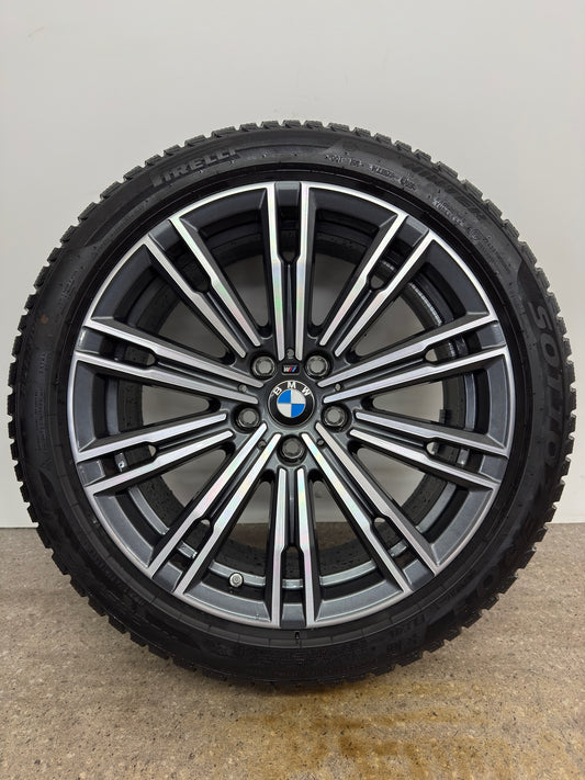 DOT24 7,2 / 6,5mm Original BMW 2er G42 3er G20 G21 4er G22 G23 18 Zoll M 790M Winterräder Winterreifen Felgen 8089890 Alufelgen 225/45 R18 95H RunFlat RFT RSC * Winterradsatz MwSt.