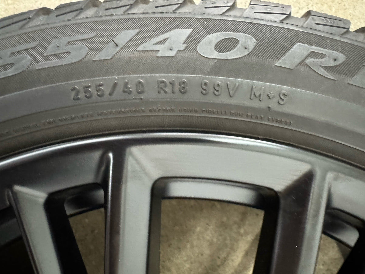 GUTER ZUSTAND Original BMW 2er G42 3er G20 G21 4er G22 G23 18 Zoll M 796M Winterräder Winterreifen Felgen 6885305 6885306 Alufelgen Schwarz 225/45 R18 95V 255/40 R18 99V RunFlat RFT RSC * MwSt.