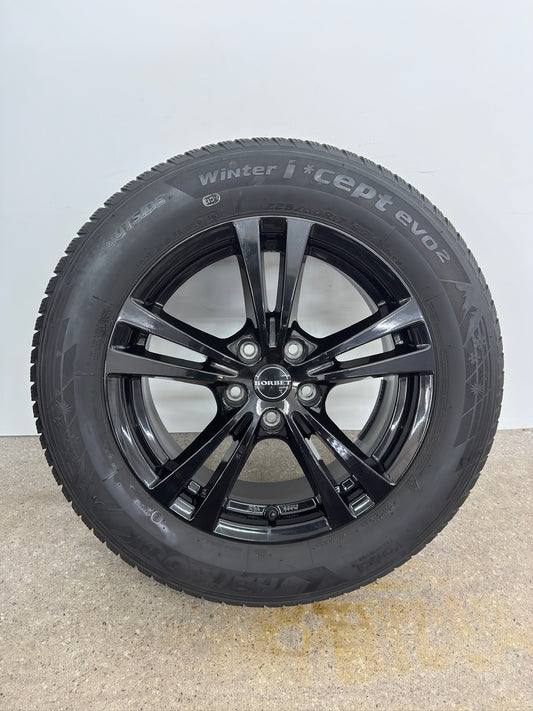 Hyundai Tuncson III 3 TL 17 Zoll Winterräder Winterreifen Felgen Alufelgen Schwarz Hochglanz SUV 225/60 R17 99H M+S KBA52249 7x17 ET47 Winterradsatz MwSt. ausweisbar