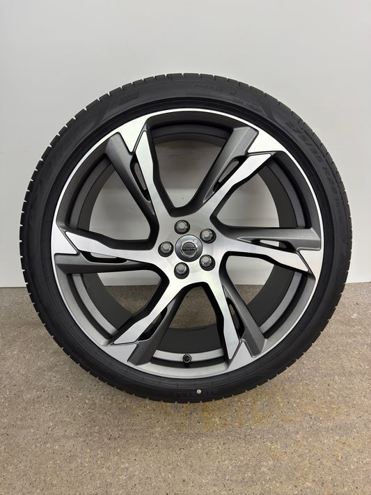 NEU DOT26 Original Volvo XC90 2 II 22 Zoll Sommerräder Sommerreifen Felgen 31454204 31650460 Alufelgen 6 Double Spoke Sport Plus Ultra 275/35 R22 104W 9x22 ET38,5 Anthrazit Sommerradsatz SUV MwSt.