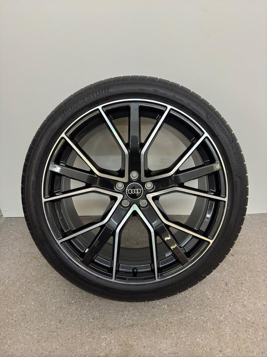NEU Original Audi Q7 SQ7 4M S-Line 22 Zoll 5-V-Speichen-Design Sommerreifen Sommerräder Felgen
