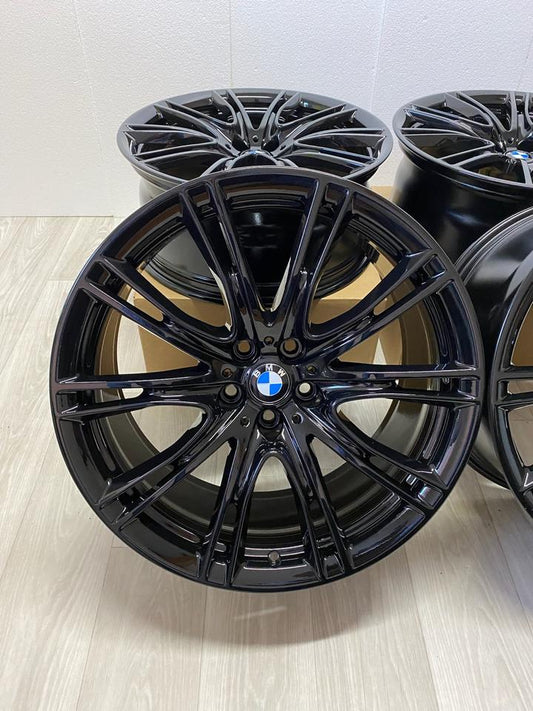 NEU Original BMW 6er GT G32 7er G11 G12 20 Zoll 649i Felgen Alufelgen Schwarz 8099626 8099627