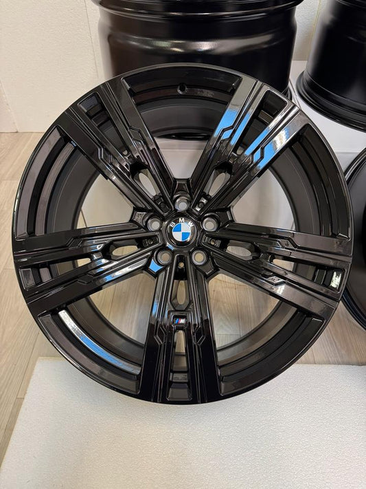 NEU Original BMW 7er i7 G70 X3 G45 M908M 21 Zoll Felgen Alufelgen Schwarz 5A19DF0 5A19DF1