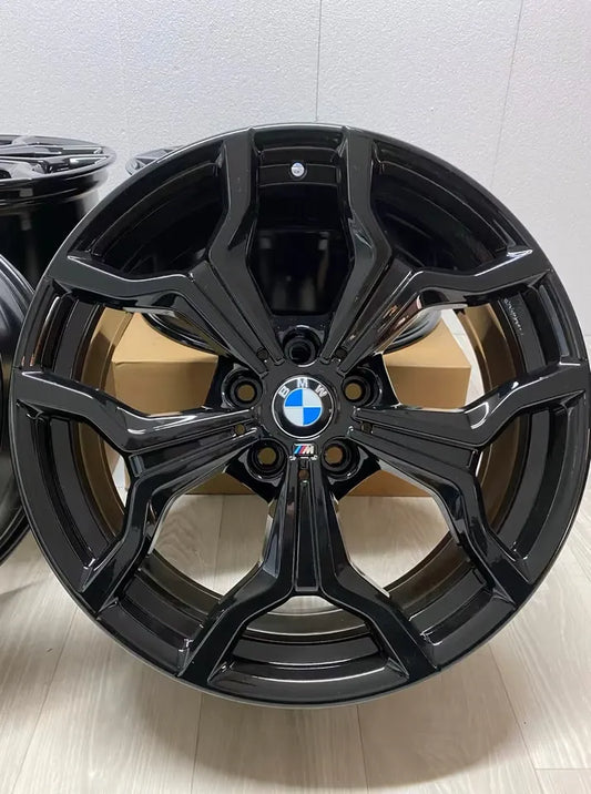 NEU* Original BMW X1 F48 X2 F39 M 722M 19 Zoll Felgen Alufelgen 8009759 8x19 ET47 IS47 Black Edition Schwarz Hochglanz Styling M Sport Line SUV Felgensatz MwSt. ausweisbar