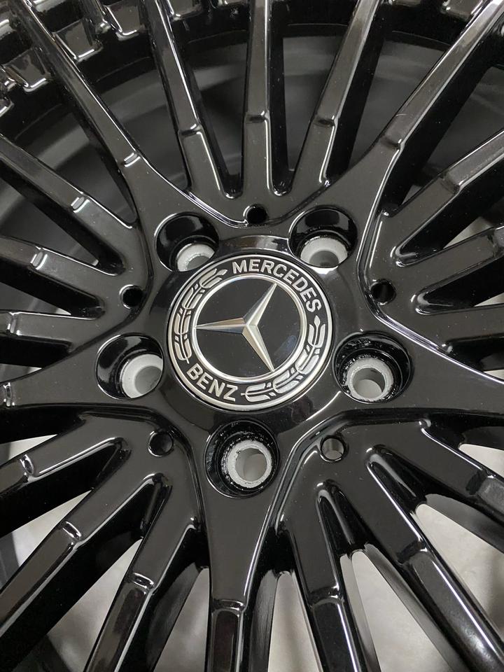 NEU* Original Mercedes EQA H 243 EQB X 243 20 Zoll AMG Felgen Alufelgen A2434010600 Black-Edition Schwarz 8,5x20 ET50,5 5x112 M+S 4MATIC SUV Felgensatz MwSt.