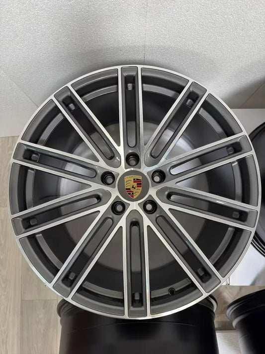 NEU* Original Porsche Panamera II G2 971 III G3 976 21 Zoll 911 Turbo Felgen Alufelgen Anthrazit glanzgedreht Design 5x130 9,5x21 ET71 11,5x21 ET69 971601025AH 971601025AE 971601025AA 971601025AJ