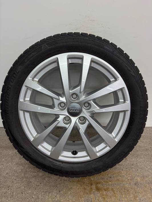 Original Audi A3 S3 8V 17 Zoll Winterräder Winterreifen Felgen 8V0601025DH 205/50 R17 93H 5x112 Alufelgen 6x17 ET48 Silber Limousine Sportback Winterradsatz M+S MwSt.