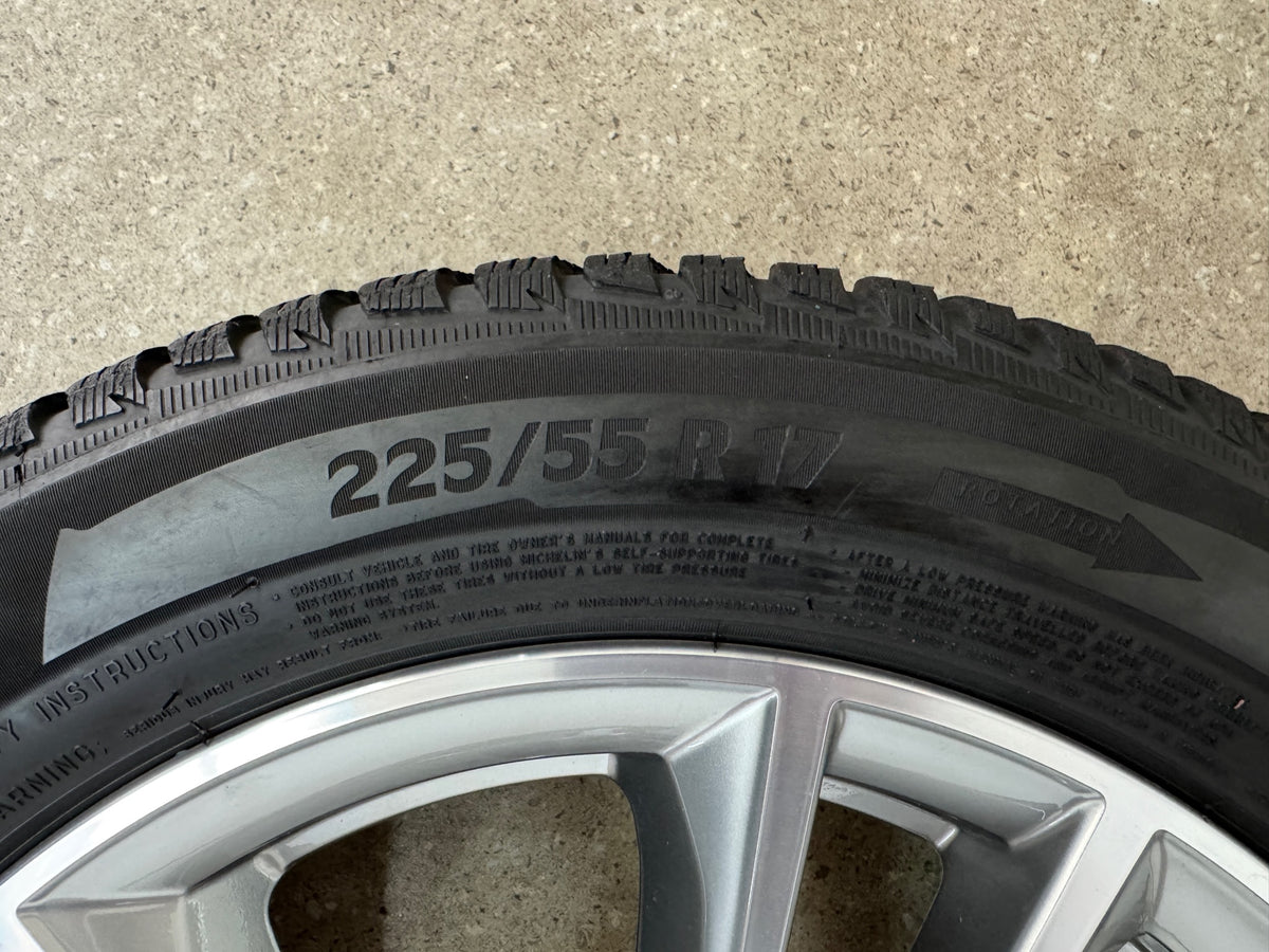 *TOP ZUSTAND* Original BMW 5er G30 G31 Styling 631 17 Zoll Winterräder Winterreifen Felgen 6863417 Alufelgen 225/55 R17 97H RFT RSC V-Speiche 7,5x17 ET27 IS27 Limousine Touring Winterradsatz MwSt.