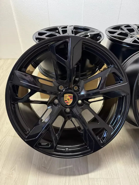 NEU* Original Porsche Taycan 21 Zoll Cross Turismo Felgen Alufelgen 9J1601025AL 9J1601025AM 9,5x21 ET60 11,5x21 ET66 Turbo S GTS GT 4 S Aero Cross Turismo Sport Felgensatz 9J1 Schwarz MwSt.