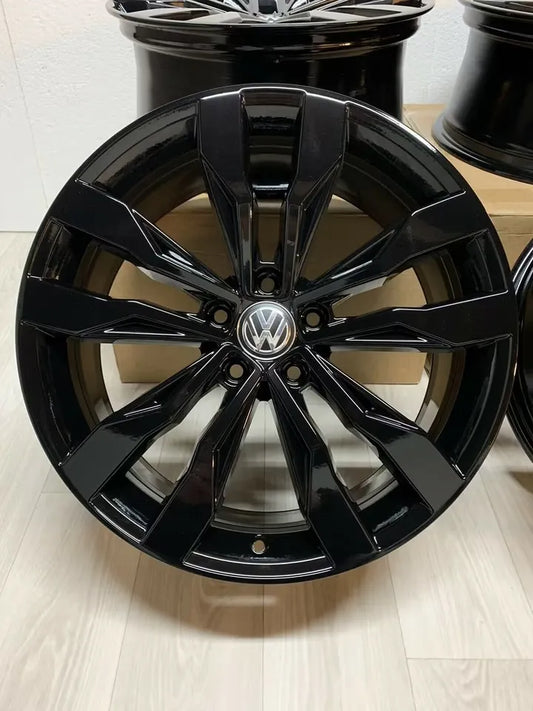 NEU* Original VW T-Roc 19 Zoll Suzuka Felgen Alufelgen 2GA601025F 2GA601025AE Schwarz SUV 8x19 ET47 5x112 Cabrio Cabriolet Felgensatz R-Line Black Edition SUV