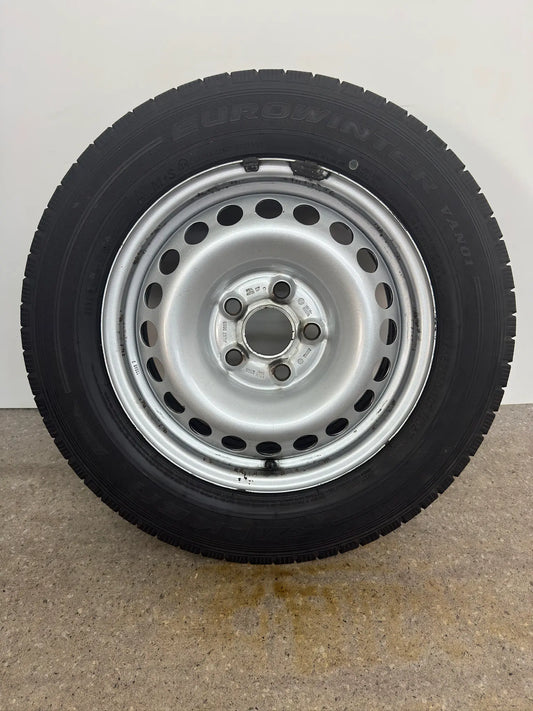 TOP 7 - 6 mm VW T5 T6 Transporter Kastenwagen 16 Zoll Winterräder Winterreifen Felgen KBA 43738 Stahlfelgen 6,5x16 ET52 205/65 R16 C 107T 105T 5x120 Winterradsatz M+S