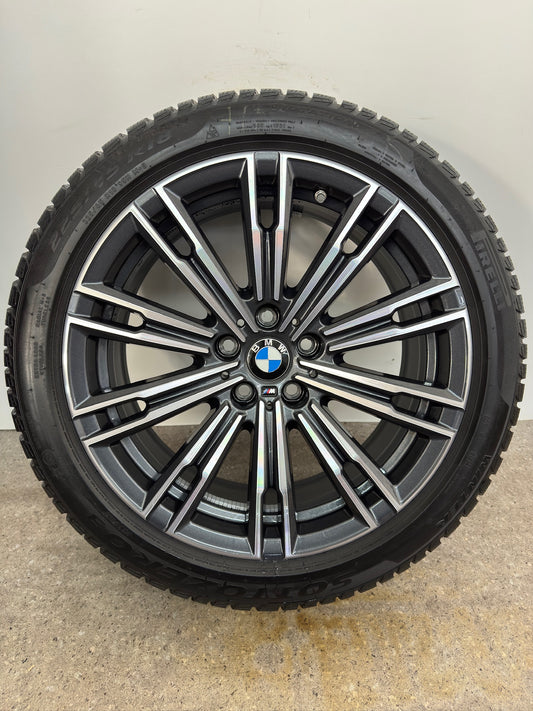 TOP ZUSTAND DOT24 7,2 / 6,5mm Original BMW 2er G42 3er G20 G21 4er G22 G23 18 Zoll M 790M Winterräder Winterreifen Felgen 8089890 Alufelgen 225/45 R18 95H RunFlat RFT RSC * Winterradsatz MwSt.