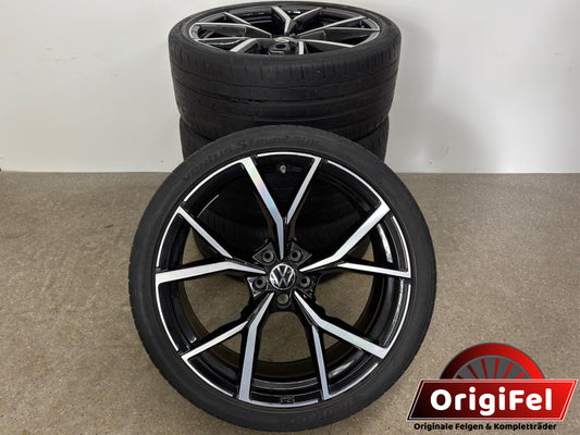 Top Zustand Original VW Tiguan R II 2 5N Estoril 21 Zoll Felgen 5NA601025AK Alufelgen AD1 5x112 8,5x21 ET38 MwSt. Brutto Felgensatz R-Line Volkswagen (REIFEN NUR TRANSPORTSCHUTZ)