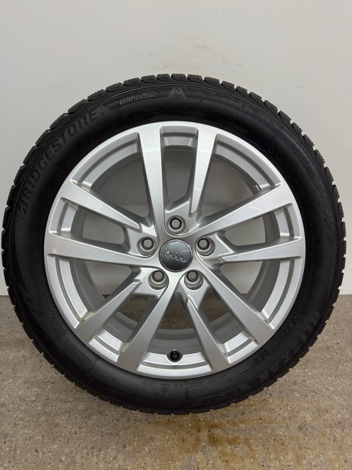 6,3 / 6mm Original Audi A3 S3 8V 17 Zoll Winterräder Winterreifen Felgen 8V0601025DH 205/50 R17 93H 5x112 Alufelgen 6x17 ET48 Silber Limousine Sportback Winterradsatz M+S MwSt.