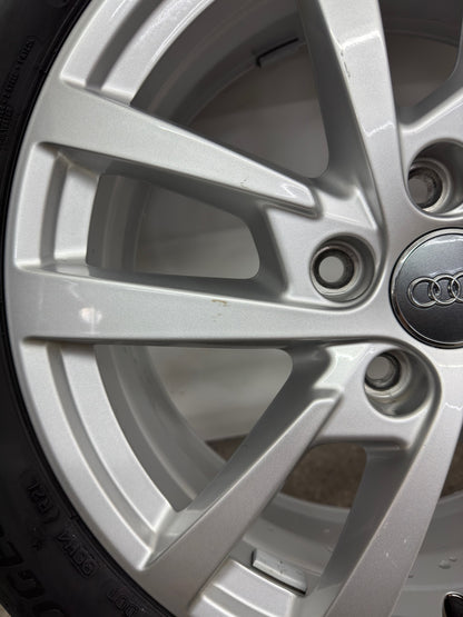 6,3 / 6mm Original Audi A3 S3 8V 17 Zoll Winterräder Winterreifen Felgen 8V0601025DH 205/50 R17 93H 5x112 Alufelgen 6x17 ET48 Silber Limousine Sportback Winterradsatz M+S MwSt.