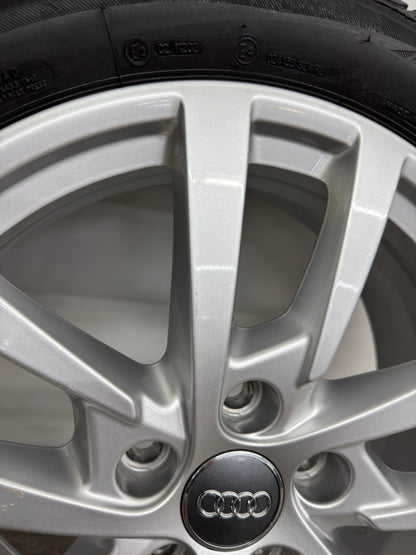 6,3 / 6mm Original Audi A3 S3 8V 17 Zoll Winterräder Winterreifen Felgen 8V0601025DH 205/50 R17 93H 5x112 Alufelgen 6x17 ET48 Silber Limousine Sportback Winterradsatz M+S MwSt.