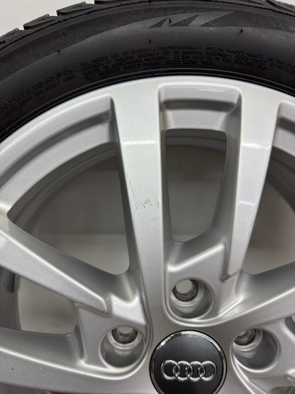 6,3 / 6mm Original Audi A3 S3 8V 17 Zoll Winterräder Winterreifen Felgen 8V0601025DH 205/50 R17 93H 5x112 Alufelgen 6x17 ET48 Silber Limousine Sportback Winterradsatz M+S MwSt.