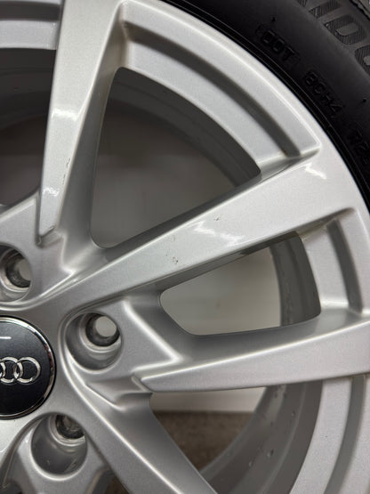 6,3 / 6mm Original Audi A3 S3 8V 17 Zoll Winterräder Winterreifen Felgen 8V0601025DH 205/50 R17 93H 5x112 Alufelgen 6x17 ET48 Silber Limousine Sportback Winterradsatz M+S MwSt.