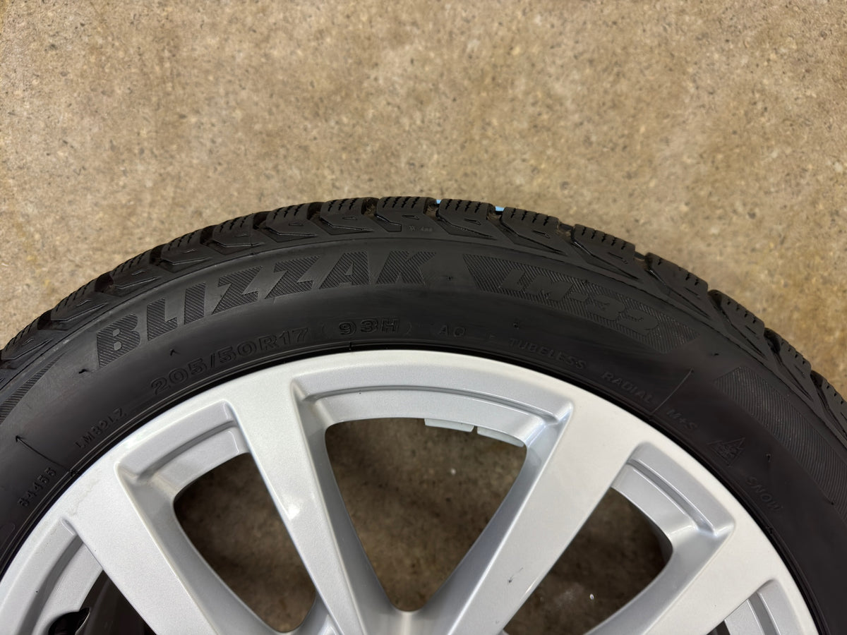 6,3 / 6mm Original Audi A3 S3 8V 17 Zoll Winterräder Winterreifen Felgen 8V0601025DH 205/50 R17 93H 5x112 Alufelgen 6x17 ET48 Silber Limousine Sportback Winterradsatz M+S MwSt.
