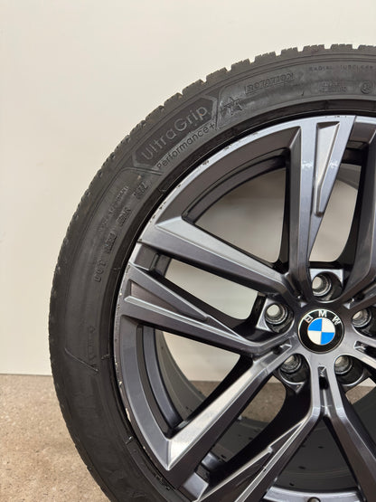 7 / 6mm Original BMW i4 G26 Gran Coupé 18 Zoll Sty. 853 Winterräder Winterreifen Felgen 6896768 5A1E212 Alufelgen 245/45 R18 100H M+S Styling Gunmetal Winterradsatz MwSt.