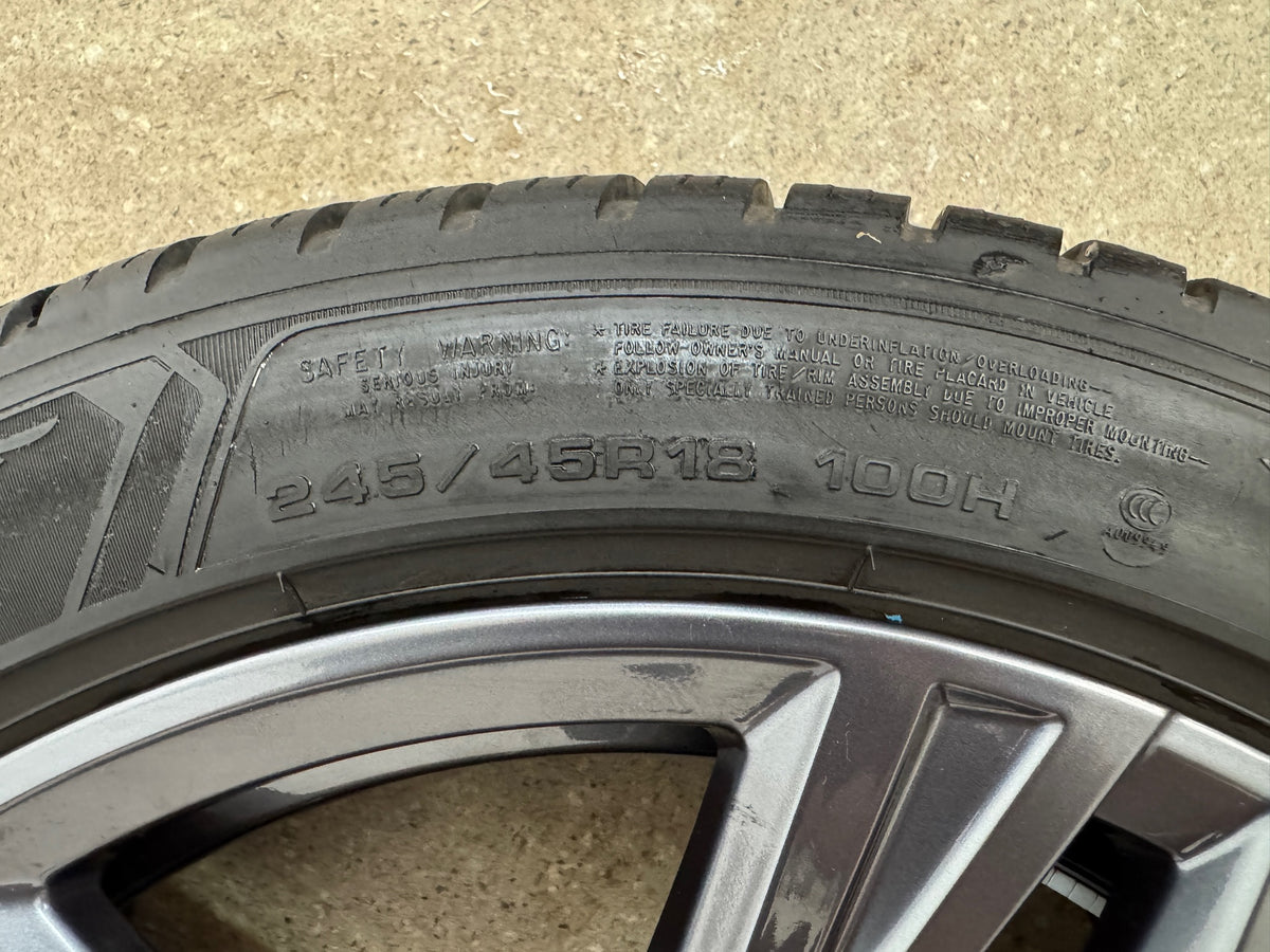 7 / 6mm Original BMW i4 G26 Gran Coupé 18 Zoll Sty. 853 Winterräder Winterreifen Felgen 6896768 5A1E212 Alufelgen 245/45 R18 100H M+S Styling Gunmetal Winterradsatz MwSt.