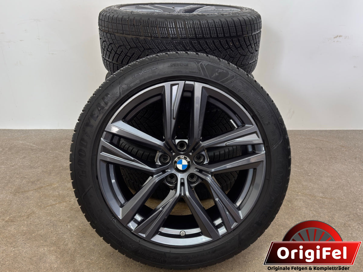 7 / 6mm Original BMW i4 G26 Gran Coupé 18 Zoll Sty. 853 Winterräder Winterreifen Felgen 6896768 5A1E212 Alufelgen 245/45 R18 100H M+S Styling Gunmetal Winterradsatz MwSt.