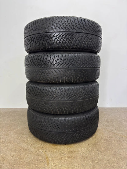 7,7 / 6,7mm Original Volvo XC40 X 536 S90 V90 Cross Country 18 Zoll Winterräder Winterrreifen Felgen 31362866 Alufelgen 235/55 R18 104H M+S SUV Silber Winterradsatz 5x108 7,5x18 ET50,5