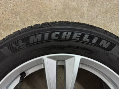 7,7 / 6,7mm Original Volvo XC40 X 536 S90 V90 Cross Country 18 Zoll Winterräder Winterrreifen Felgen 31362866 Alufelgen 235/55 R18 104H M+S SUV Silber Winterradsatz 5x108 7,5x18 ET50,5