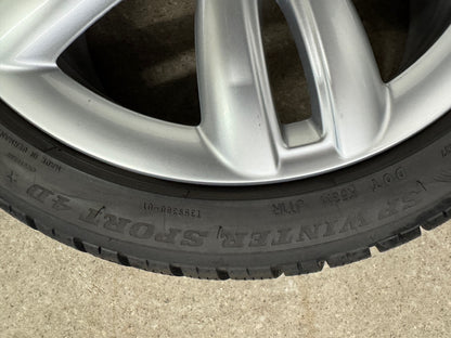 7mm Original Mini Cooper S One F55 F56 F57 Spoke 501 17 Zoll Winterräder Winterreifen Felgen 6855107 Alufelgen 205/45 R17 88V Silber M+S Track JCW 5x112 Winterradsatz MwSt.