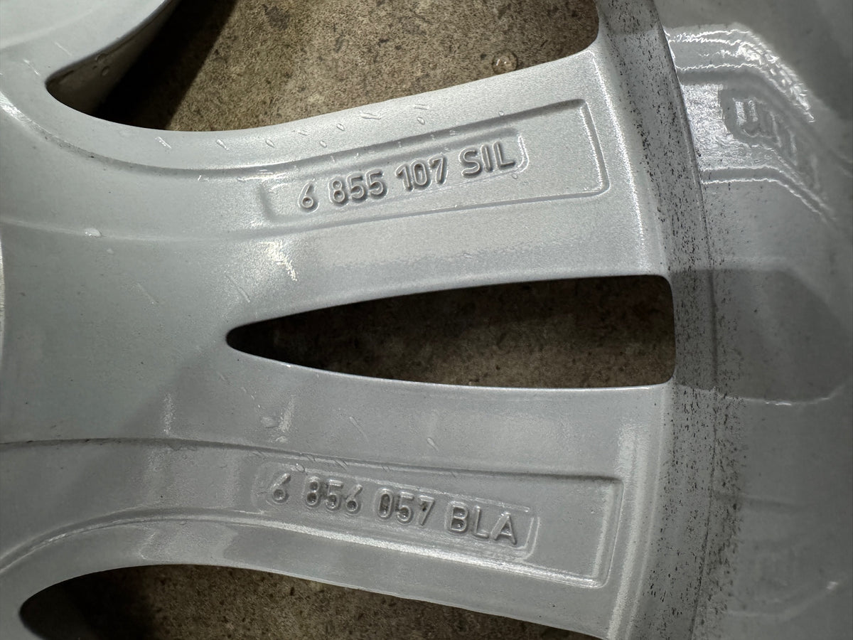 7mm Original Mini Cooper S One F55 F56 F57 Spoke 501 17 Zoll Winterräder Winterreifen Felgen 6855107 Alufelgen 205/45 R17 88V Silber M+S Track JCW 5x112 Winterradsatz MwSt.