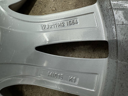 7mm Original Mini Cooper S One F55 F56 F57 Spoke 501 17 Zoll Winterräder Winterreifen Felgen 6855107 Alufelgen 205/45 R17 88V Silber M+S Track JCW 5x112 Winterradsatz MwSt.