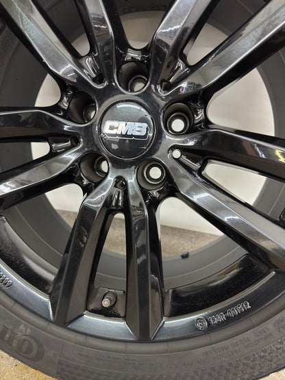 8 / 7mm TOP Original VW Arteon 3H Shooting Brake 17 Zoll Winterräder Winterreifen Felgen Alufelgen KBA52299 Schwarz M+S 225/50 R17 98V Continental Winterradsatz