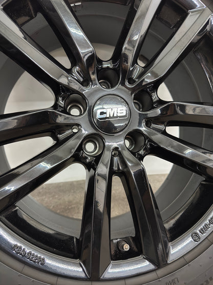 8 / 7mm TOP Original VW Arteon 3H Shooting Brake 17 Zoll Winterräder Winterreifen Felgen Alufelgen KBA52299 Schwarz M+S 225/50 R17 98V Continental Winterradsatz