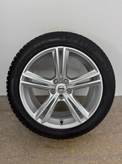 8,8-8,3mm Original Volvo V90 S90 18 Zoll Winterräder Winterreifen Felgen 31362839 Alufelgen Silber M+S Limousine Kombi 245/45 R18 100V M+S 8x18 ET42 5x108 Winterradsatz MwSt. ausweisbar