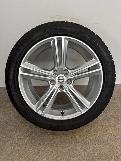8,8-8,3mm Original Volvo V90 S90 18 Zoll Winterräder Winterreifen Felgen 31362839 Alufelgen Silber M+S Limousine Kombi 245/45 R18 100V M+S 8x18 ET42 5x108 Winterradsatz MwSt. ausweisbar