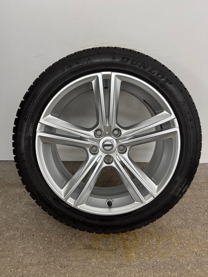 8,8-8,3mm Original Volvo V90 S90 18 Zoll Winterräder Winterreifen Felgen 31362839 Alufelgen Silber M+S Limousine Kombi 245/45 R18 100V M+S 8x18 ET42 5x108 Winterradsatz MwSt. ausweisbar