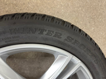 8,8-8,3mm Original Volvo V90 S90 18 Zoll Winterräder Winterreifen Felgen 31362839 Alufelgen Silber M+S Limousine Kombi 245/45 R18 100V M+S 8x18 ET42 5x108 Winterradsatz MwSt. ausweisbar