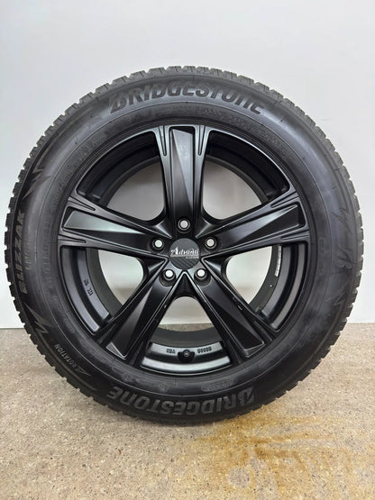 Audi Q3 F3 Seat Tarraco KN KN2 Skoda Kodiaq I 1 NS VW Tiguan II 2 5N AD1 17 Zoll Winterräder Winterreifen Felgen Alufelgen Schwarz 215/65 R17 103H 103V M+S KBA 50635 SUV Winterradsatz