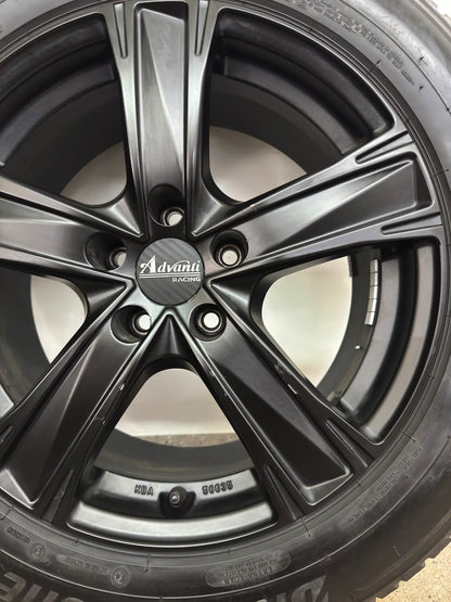 Audi Q3 F3 Seat Tarraco KN KN2 Skoda Kodiaq I 1 NS VW Tiguan II 2 5N AD1 17 Zoll Winterräder Winterreifen Felgen Alufelgen Schwarz 215/65 R17 103H 103V M+S KBA 50635 SUV Winterradsatz