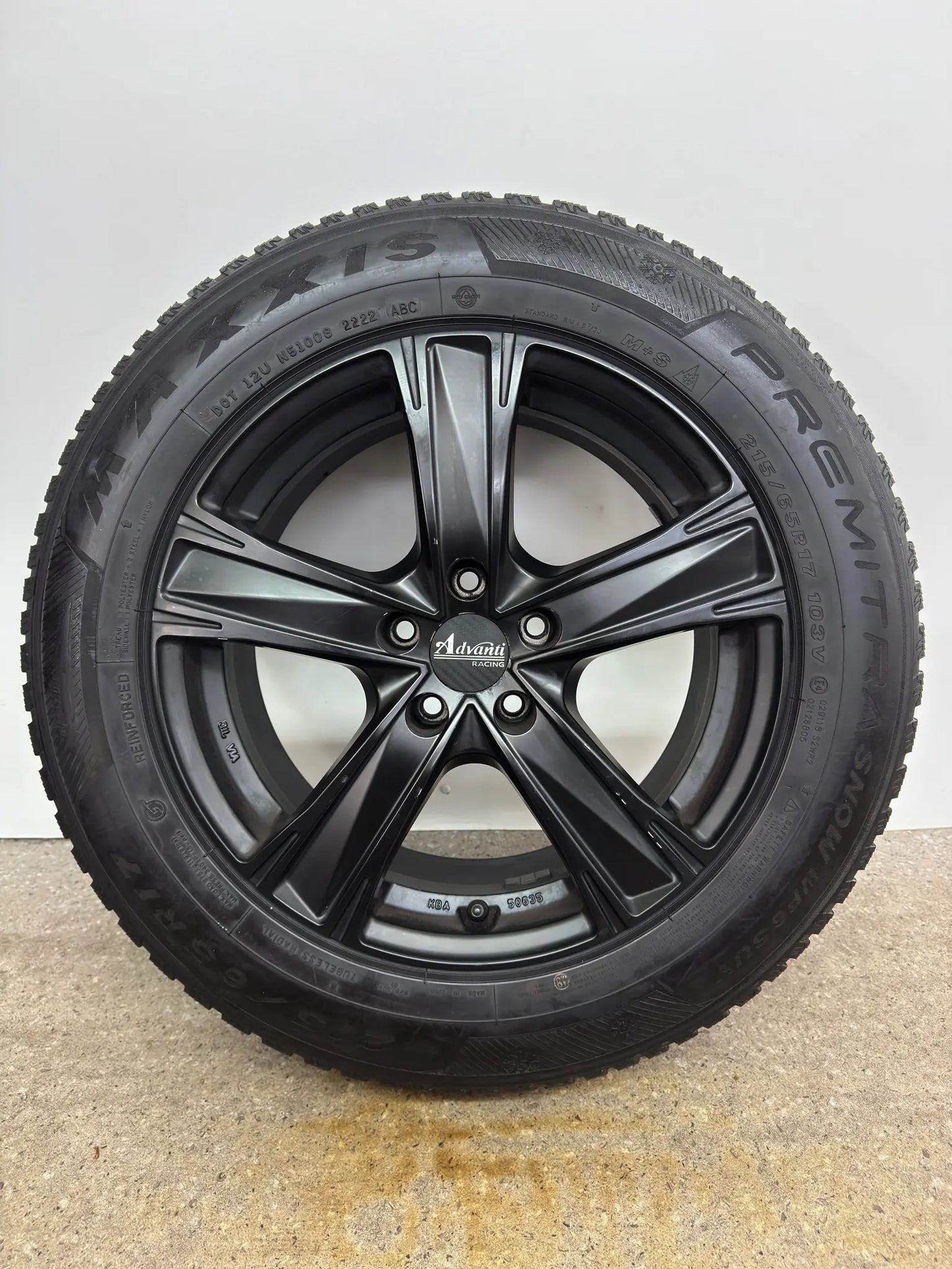 Audi Q3 F3 Seat Tarraco KN KN2 Skoda Kodiaq I 1 NS VW Tiguan II 2 5N AD1 17 Zoll Winterräder Winterreifen Felgen Alufelgen Schwarz 215/65 R17 103H 103V M+S KBA 50635 SUV Winterradsatz