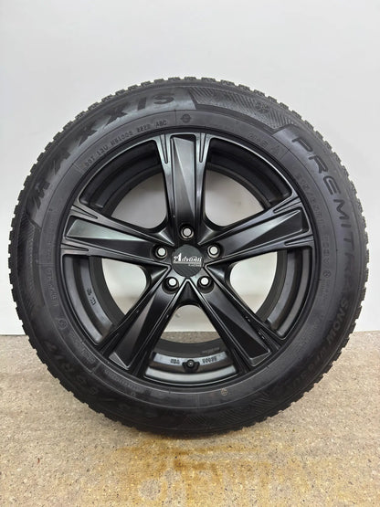 Audi Q3 F3 Seat Tarraco KN KN2 Skoda Kodiaq I 1 NS VW Tiguan II 2 5N AD1 17 Zoll Winterräder Winterreifen Felgen Alufelgen Schwarz 215/65 R17 103H 103V M+S KBA 50635 SUV Winterradsatz
