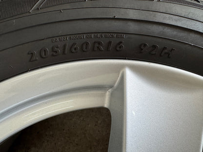 BMW 2er AT Active & Grand Tourer F45 F46 Mini Clubman F54 John Cooper Works JCW 16 Zoll Winterräder Winterreifen Felgen Alufelgen 205/60 R16 92H M+S Silber RDKS Winterradsatz MwSt.