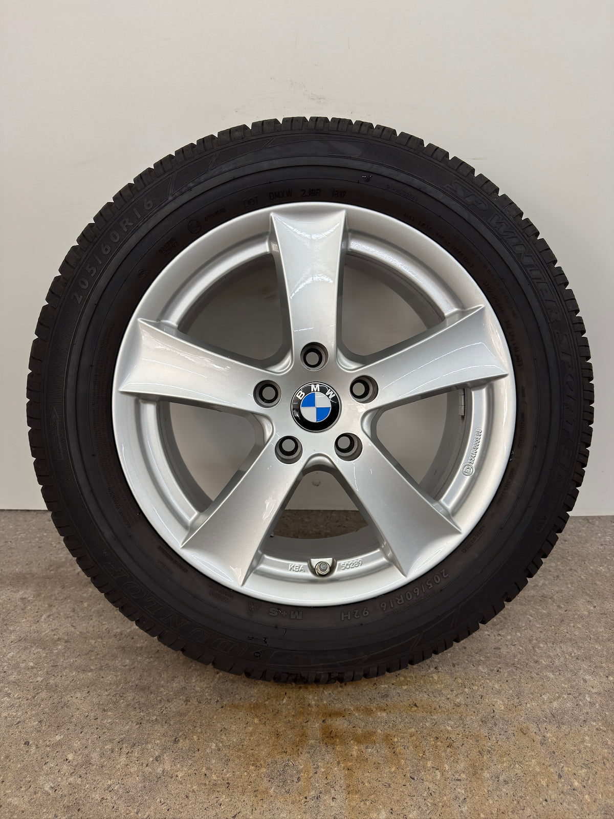 BMW 2er AT Active & Grand Tourer F45 F46 Mini Clubman F54 John Cooper Works JCW 16 Zoll Winterräder Winterreifen Felgen Alufelgen 205/60 R16 92H M+S Silber RDKS Winterradsatz MwSt.