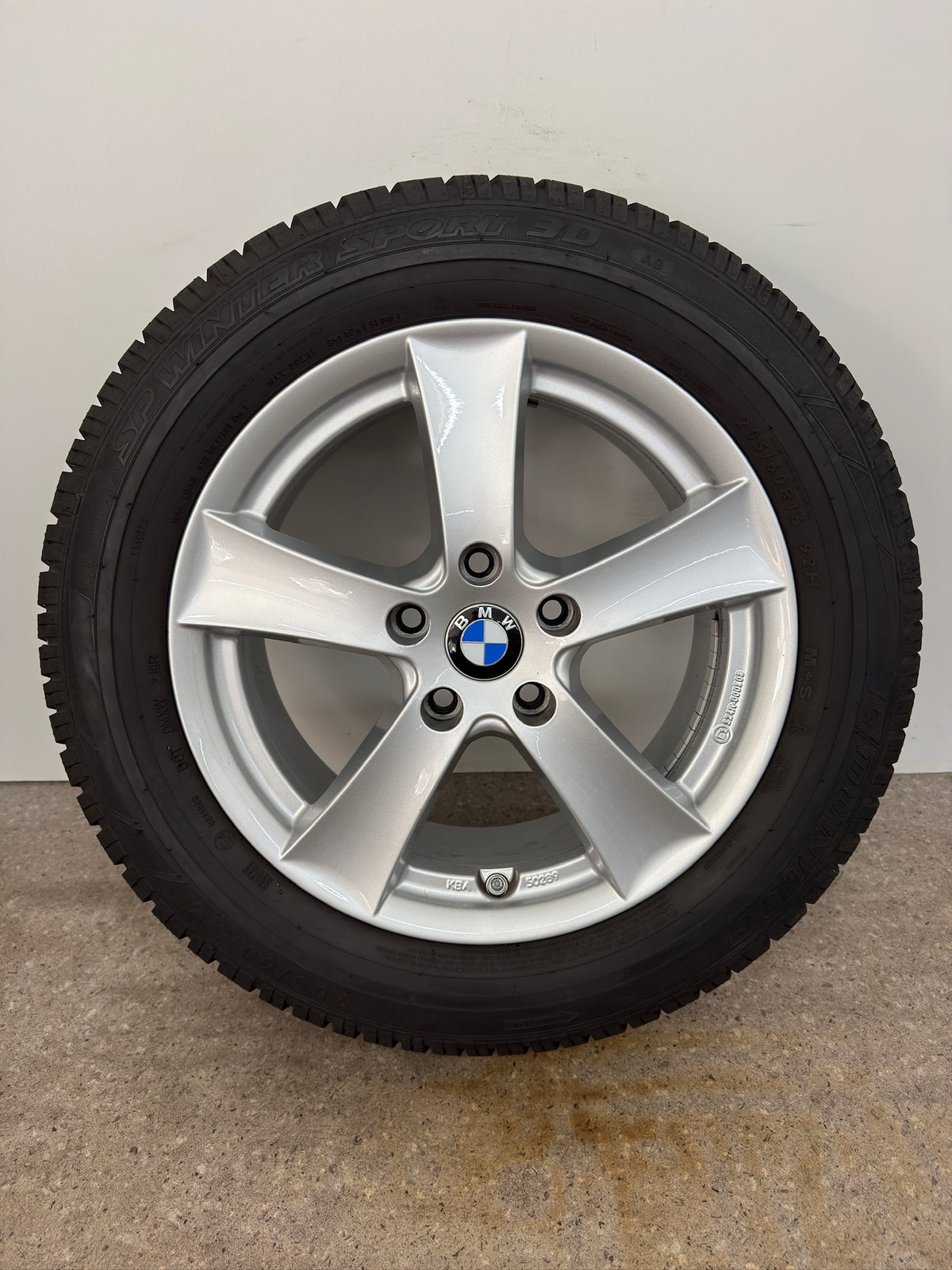 BMW 2er AT Active & Grand Tourer F45 F46 Mini Clubman F54 John Cooper Works JCW 16 Zoll Winterräder Winterreifen Felgen Alufelgen 205/60 R16 92H M+S Silber RDKS Winterradsatz MwSt.