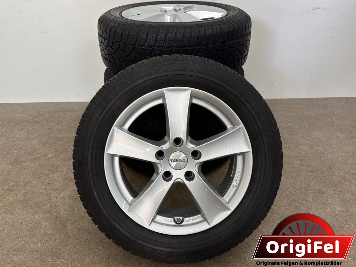 BMW 2er AT Active & Grand Tourer F45 F46 Mini Clubman F54 John Cooper Works JCW 16 Zoll Winterräder Winterreifen Felgen Alufelgen 205/60 R16 92H M+S Silber RDKS Winterradsatz MwSt.