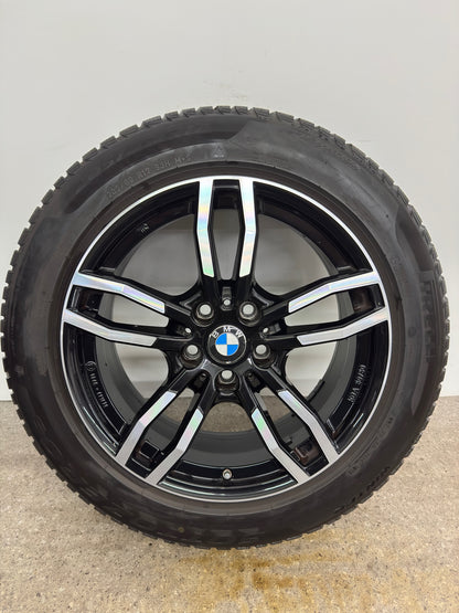 TOP ZUSTAND BMW X1 F48 X2 F39 Mini Countryman F60 17 Zoll Winterräder Winterreifen Felgen Alufelgen 205/60 R17 93H KBA 50750 M+S Schwarz Bicolor RDKS RDCi Pirelli * SUV Winterradsatz MwSt.