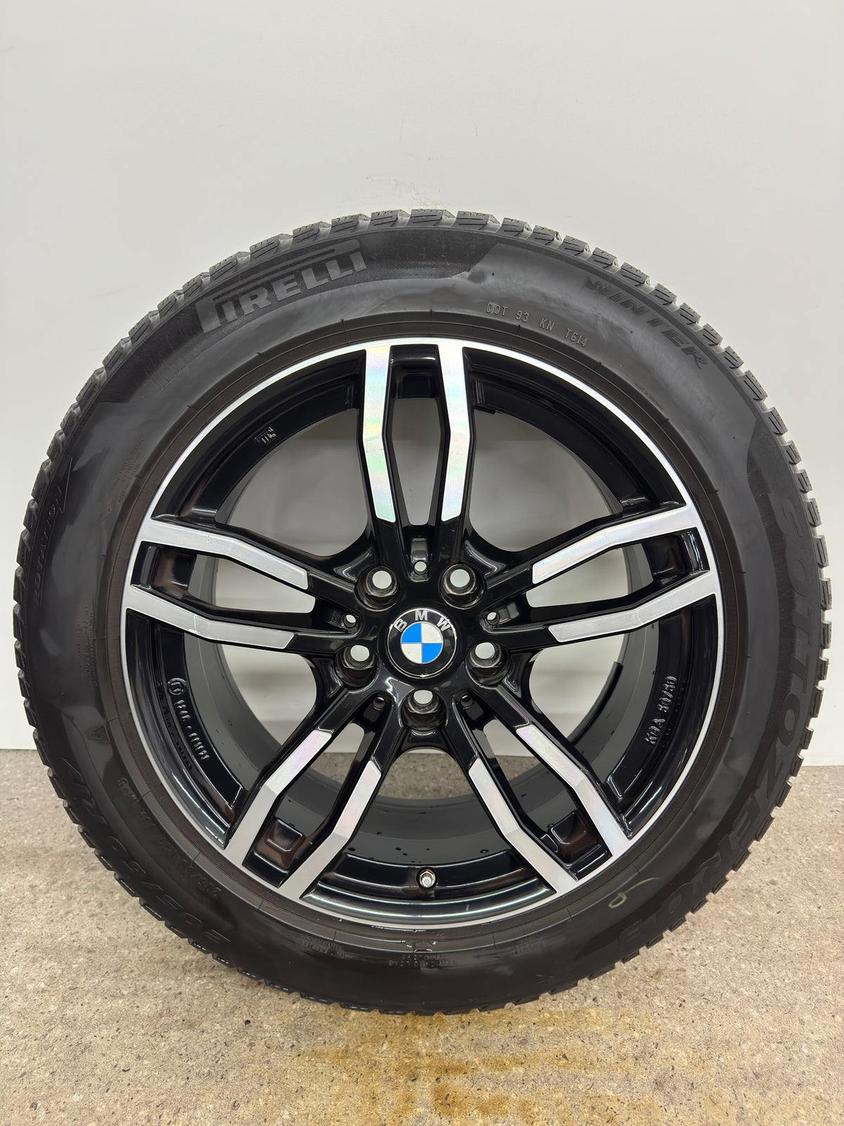 TOP ZUSTAND BMW X1 F48 X2 F39 Mini Countryman F60 17 Zoll Winterräder Winterreifen Felgen Alufelgen 205/60 R17 93H KBA 50750 M+S Schwarz Bicolor RDKS RDCi Pirelli * SUV Winterradsatz MwSt.