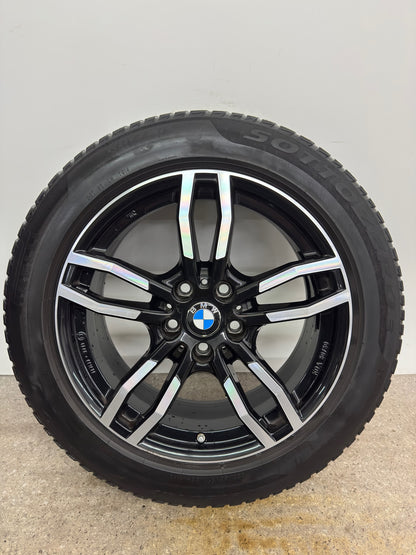 TOP ZUSTAND BMW X1 F48 X2 F39 Mini Countryman F60 17 Zoll Winterräder Winterreifen Felgen Alufelgen 205/60 R17 93H KBA 50750 M+S Schwarz Bicolor RDKS RDCi Pirelli * SUV Winterradsatz MwSt.
